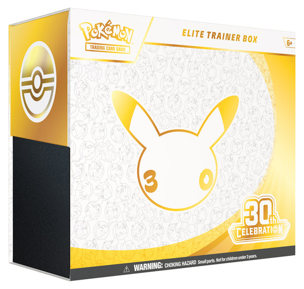 Pokémon TCG 30th Celebration Elite Trainer Box sealed case of 10