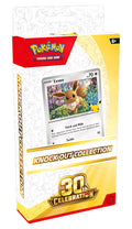 Pokémon TCG 30th Celebration Knock Out Collection with Eevee foil card
