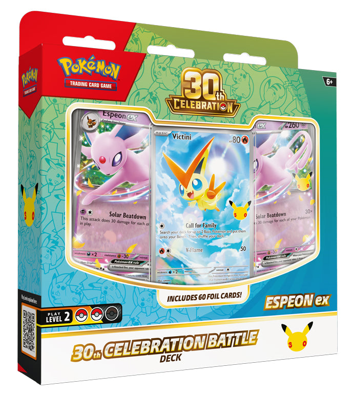 Pokémon TCG 30th Celebration Espeon ex Battle Deck