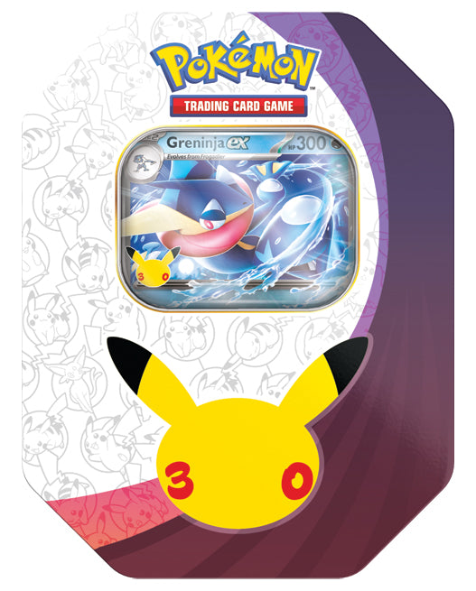 Pokémon TCG 30th Celebration Greninja ex Tin