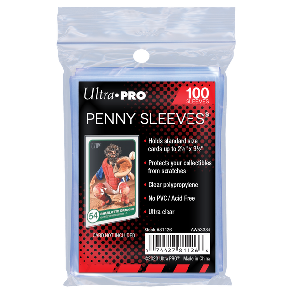 Ultra PRO Penny Sleeves – Standard Size (100 Pack)