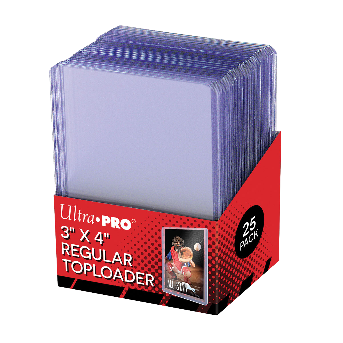 Ultra PRO Toploaders – 3 x 4 Regular (25 Pack)